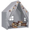 Moriteck Kids Play Tent With Padded Mat & Star Led Lights For Ages 4-8-10 Year Old Girls Boys, Large Cute Indoor Play Room House