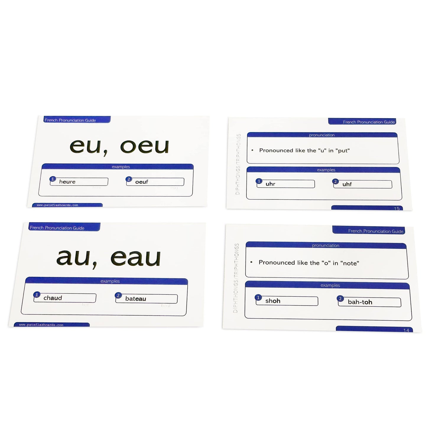 Pat'S Flash Cards 49 French Pronunciation Flash Cards