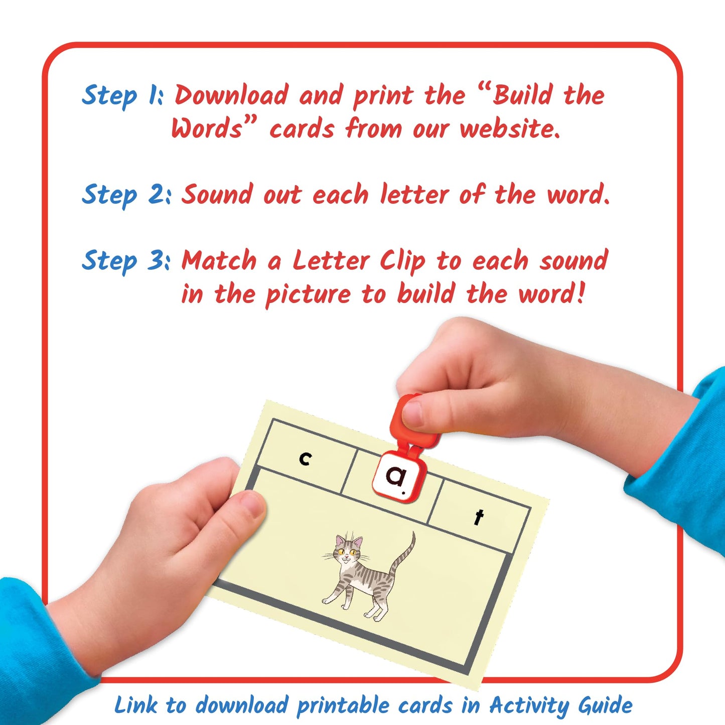 Hand2Mind Learn My Letters Fine Motor Clips, Kids Clothespin Activities, Letter Practice For Preschoolers, Toddler Alphabet Lear