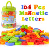Lovestown Magnetic Letters And Numbers Set,Abc 123 Alphabet Fridge Magnets, Educational Learning Toy For Toddlers,Letter Magnets 104 Pieces