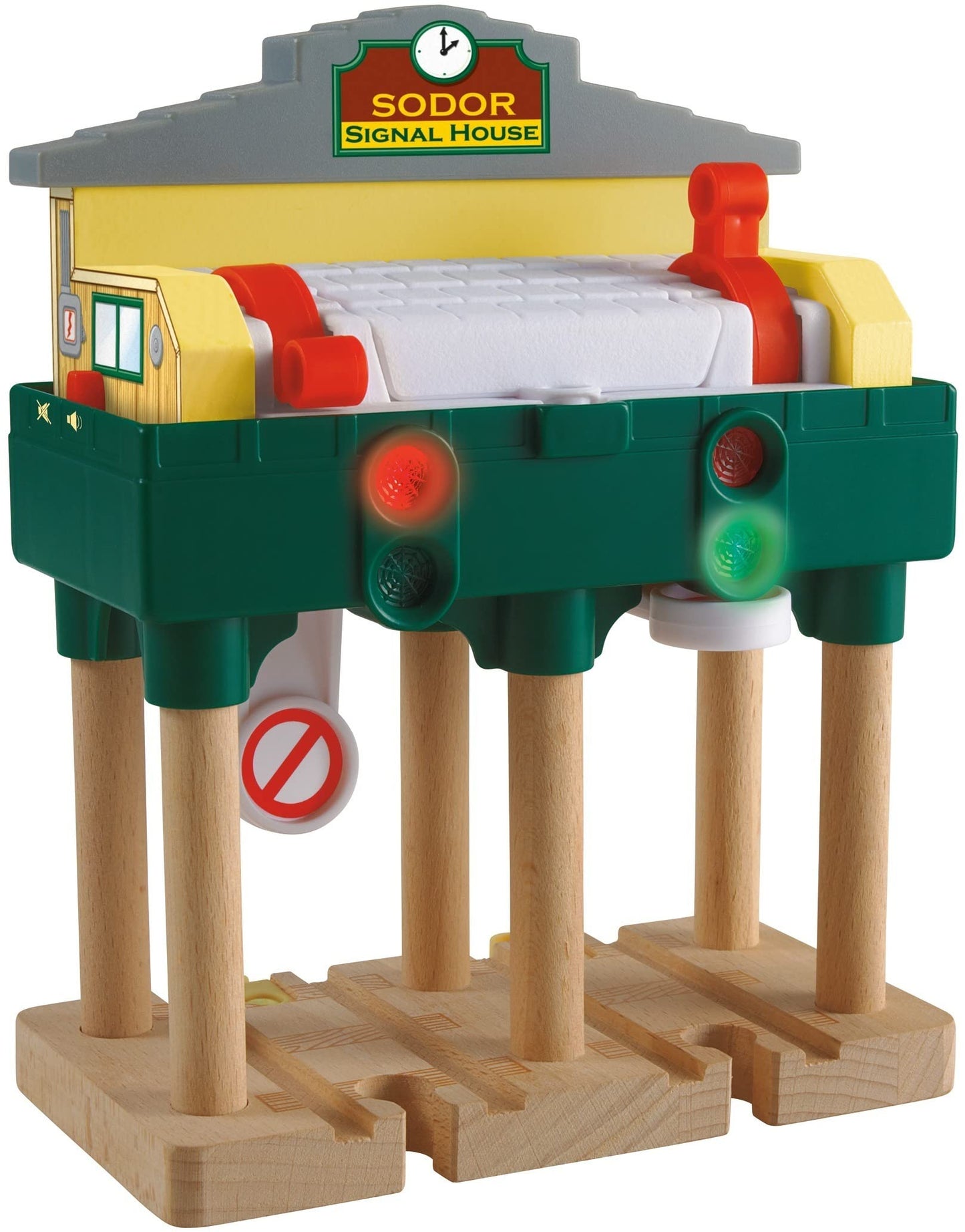 Thomas & Friends Wooden Railway, Deluxe Over-The-Track Signal - Battery Operated