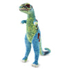 Melissa & Doug Jumbo T-Rex Dinosaur - Lifelike Stuffed Animal (Over 4 Feet Tall)