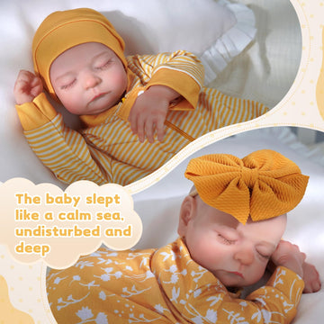 Adfo Lifelike Reborn Baby Dolls Twins, 20 Inch Realistic Newborn Real Life Baby Boy Girl Dolls Soft Vinyl Baby Dolls With Clothe