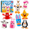Arts and Crafts Kit for Kids Ages 3, 4, 5, 6 - Craft 8 Cute Animal Projects - Gift Crafts Set for Girls & Boys Ages 3-8