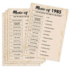 Qupt 40Th Birthday Party Games, Music Of 1985 Games, Birthday Party Supplies For Adults, Fun 1985S Party Game,Pack Of 30 Cards