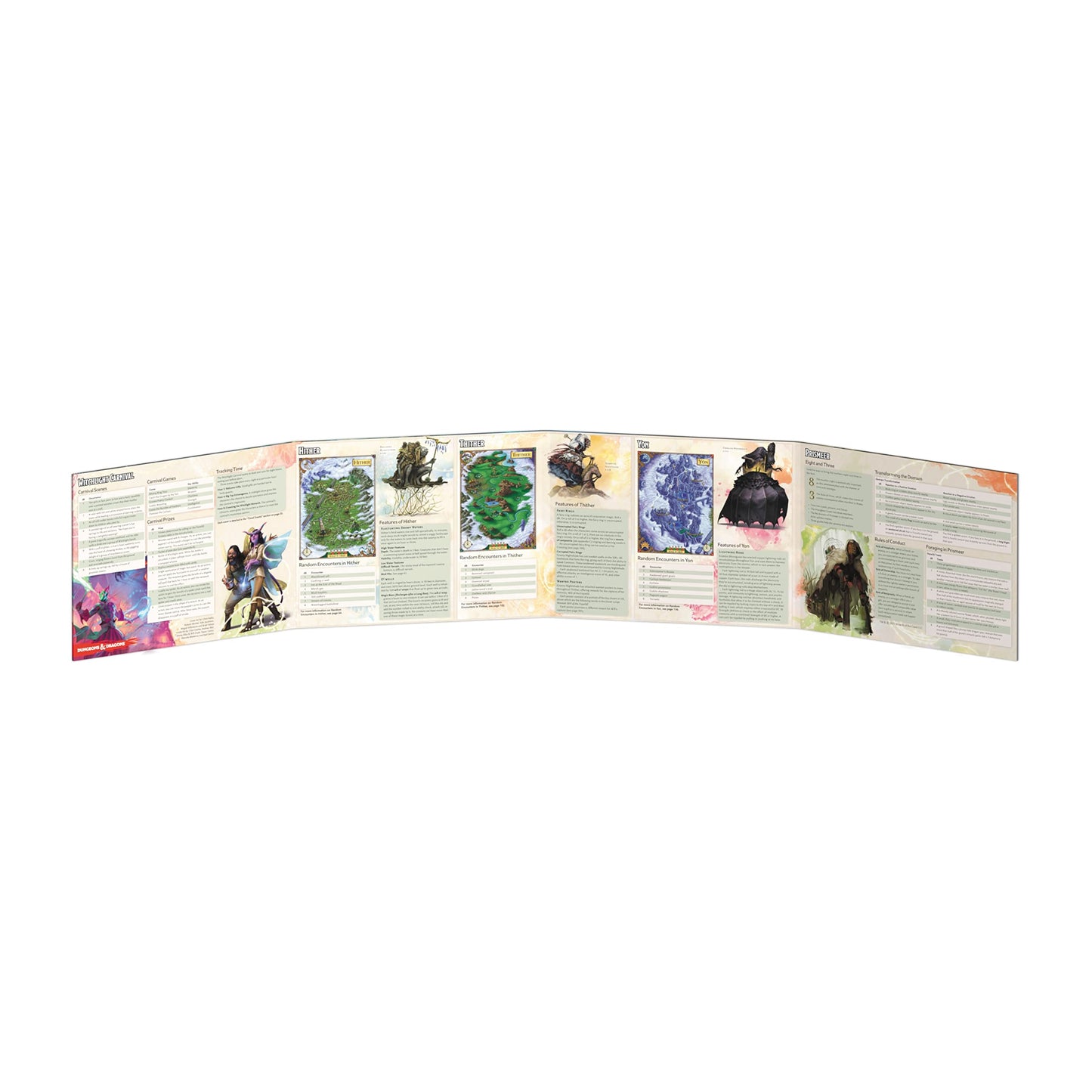 Gale Force Nine D&D The Wild Beyond The Witchlight Dungeon Master'S Screen, For Ages 14 And Up