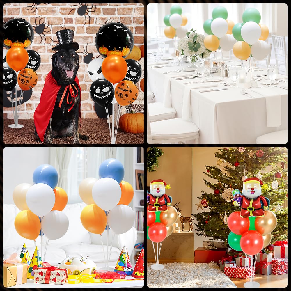 8 Set Balloon Stands For Table Balloon Sticks Balloon Stand Kit Balloon Table Stand Balloon Centerpieces For Tables Balloon Stan