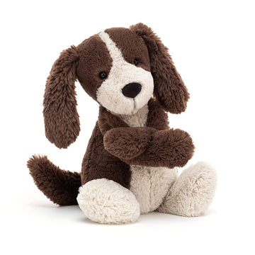 Jellycat Bashful Fudge Puppy Stuffed Animal, Medium 12 | Dogs & Puppies Plush Toy | Classic Children'S Gift
