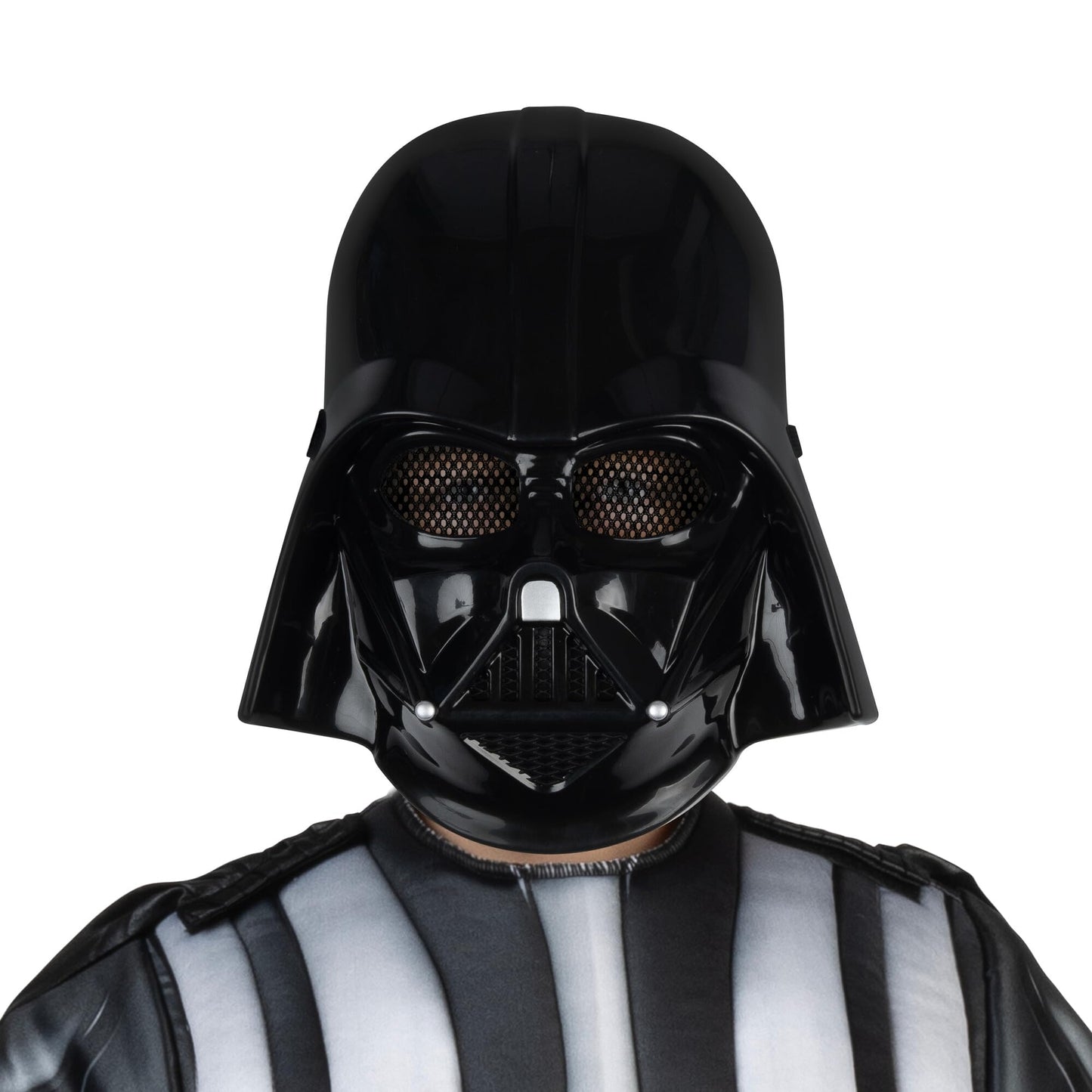 Star Wars Darth Vader Official Youth Halloween Costume - enhanced Quality Padded Jumpsuit with Plastic Mask and Detachable Cape (Large) Multi