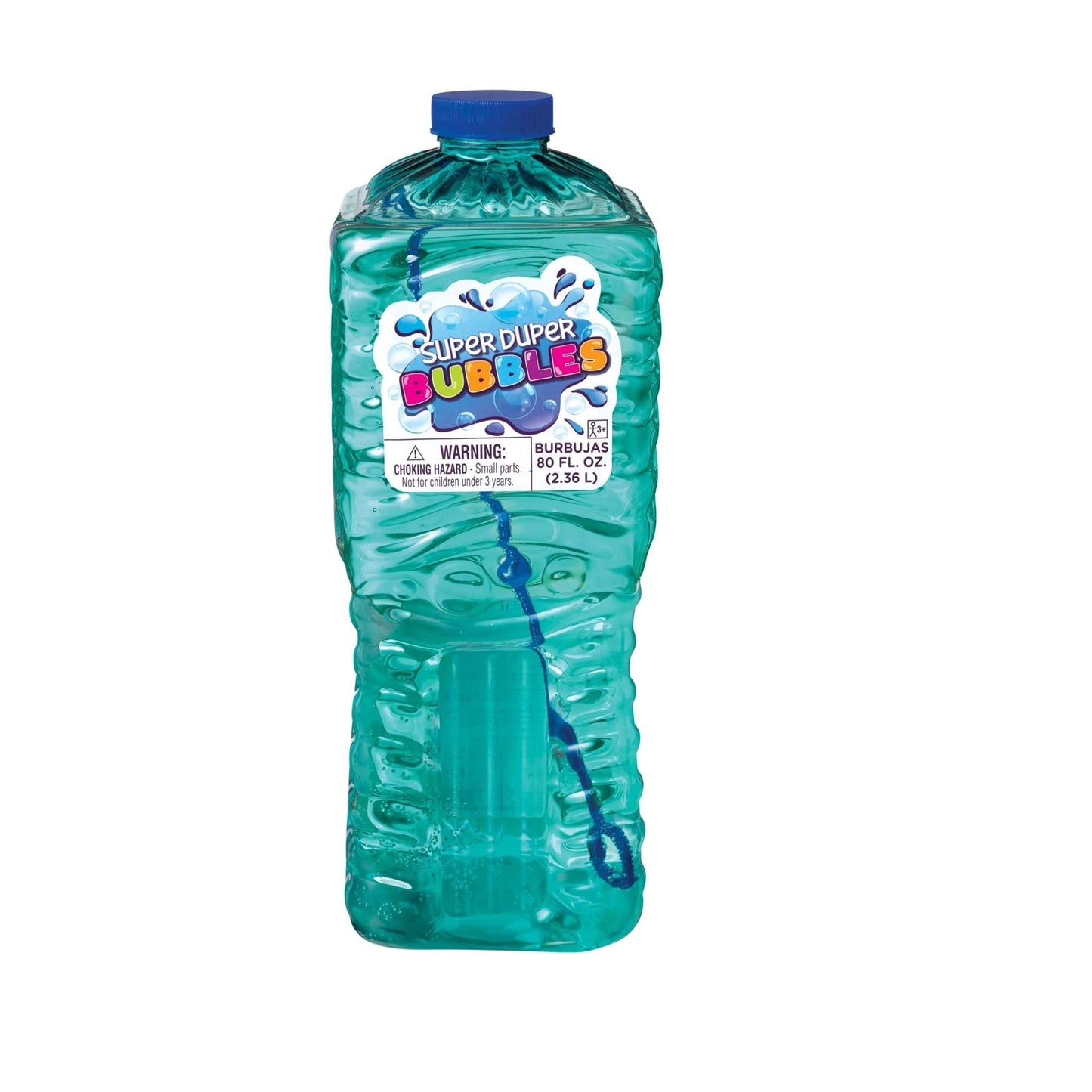 Amscan Assorted Colorful Super Duper Bubbles - 80 Oz. (Pack Of 1)- Ultimate Bubble Solution - Perfect For Outdoor Fun, Parties & Events