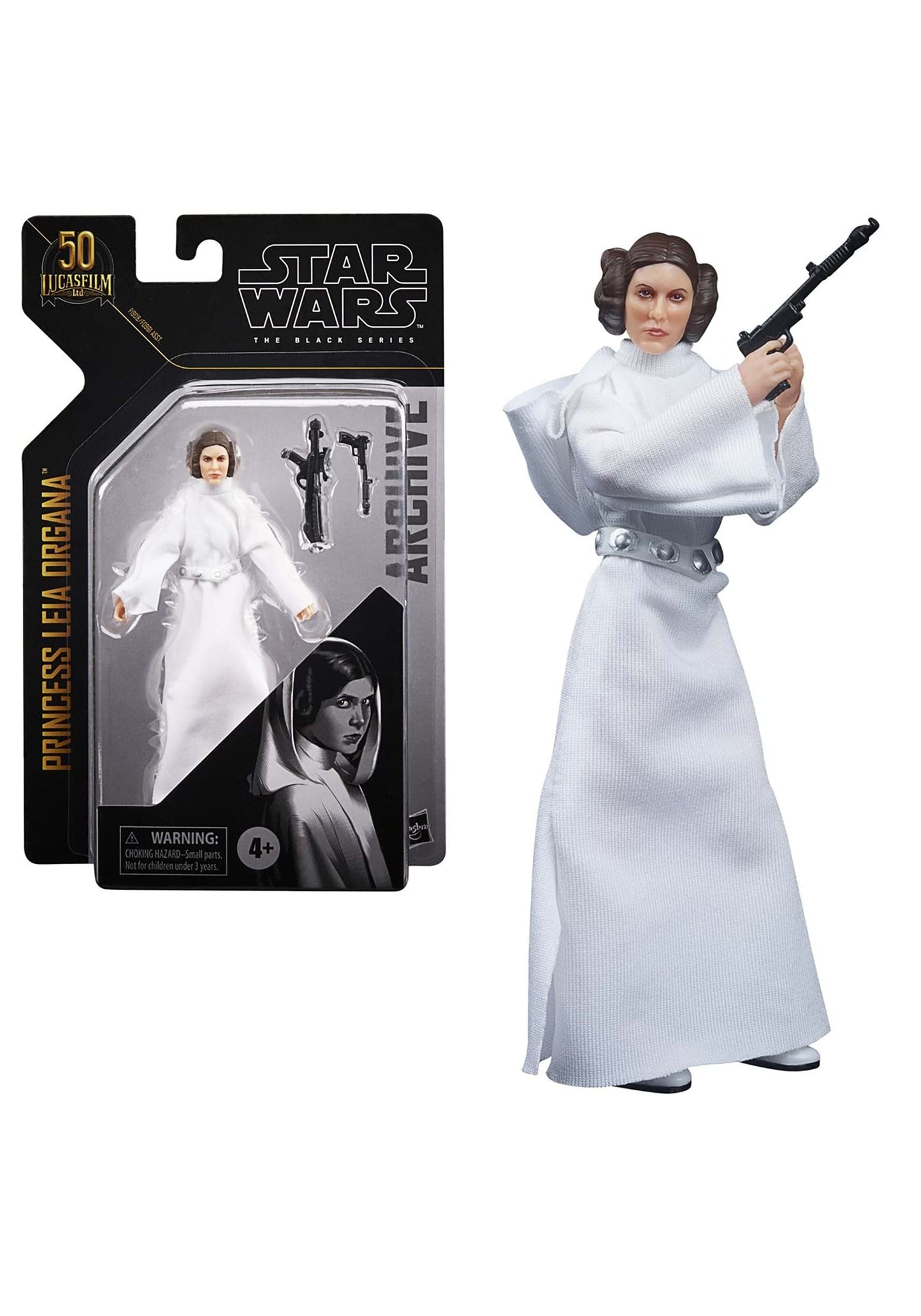 Star Wars The Black Series Archive Collection Princess Leia Organa 6-Inch-Scale A New Hope Lucasfilm 50Th Anniversary Figure,F1908