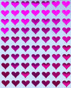 1/2 Inch (0.50) Heart Sticker Bulk Labels Sheets Diy Scrapbooking Stickers For Valentine'S Day, Stationery, Arts & Crafts 13Mm, 7560-Pack (Metallic Pink) By Royal Green