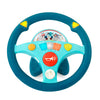 B. Toys Woofer's Musical Driving Wheel - Multicoloured Steering Wheel with Music & Lights for Toddlers, Model BX2305Z, Plastic