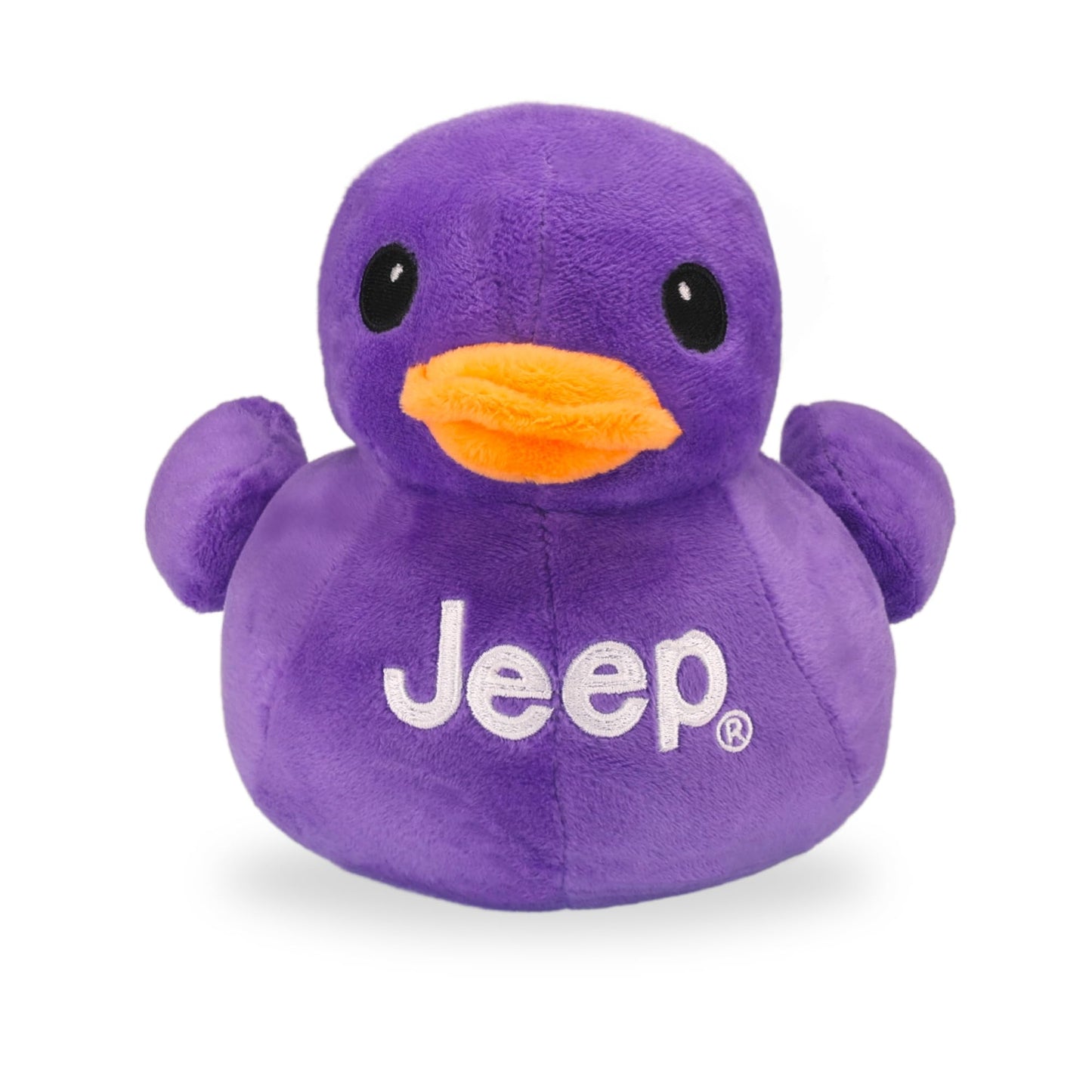 Jeep Text Logo Stuffed Animal Plush Duck Purple -Perfect Enthusiasts You'Ve Been Ducked (Purple)