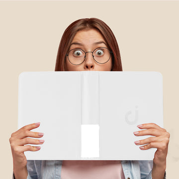 Toploader Binder Holds 128 Top Loaders - 4 Pocket Top Loader Binder for 3 x 4 Rigid Card Holders for Trading Cards or Sports Cards Model A - Classic White