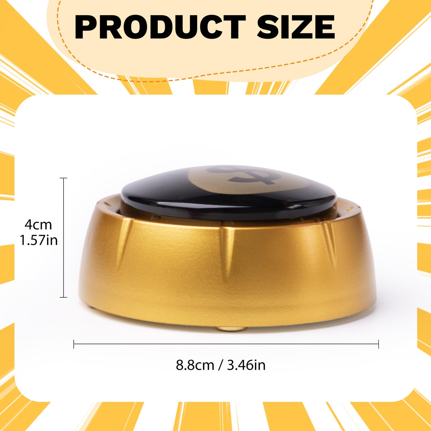 Refarico Funny Button With Sound Effects, Dollar Button For Quiz Competition And Family, Button Desk Accessories, Gag Gifts For