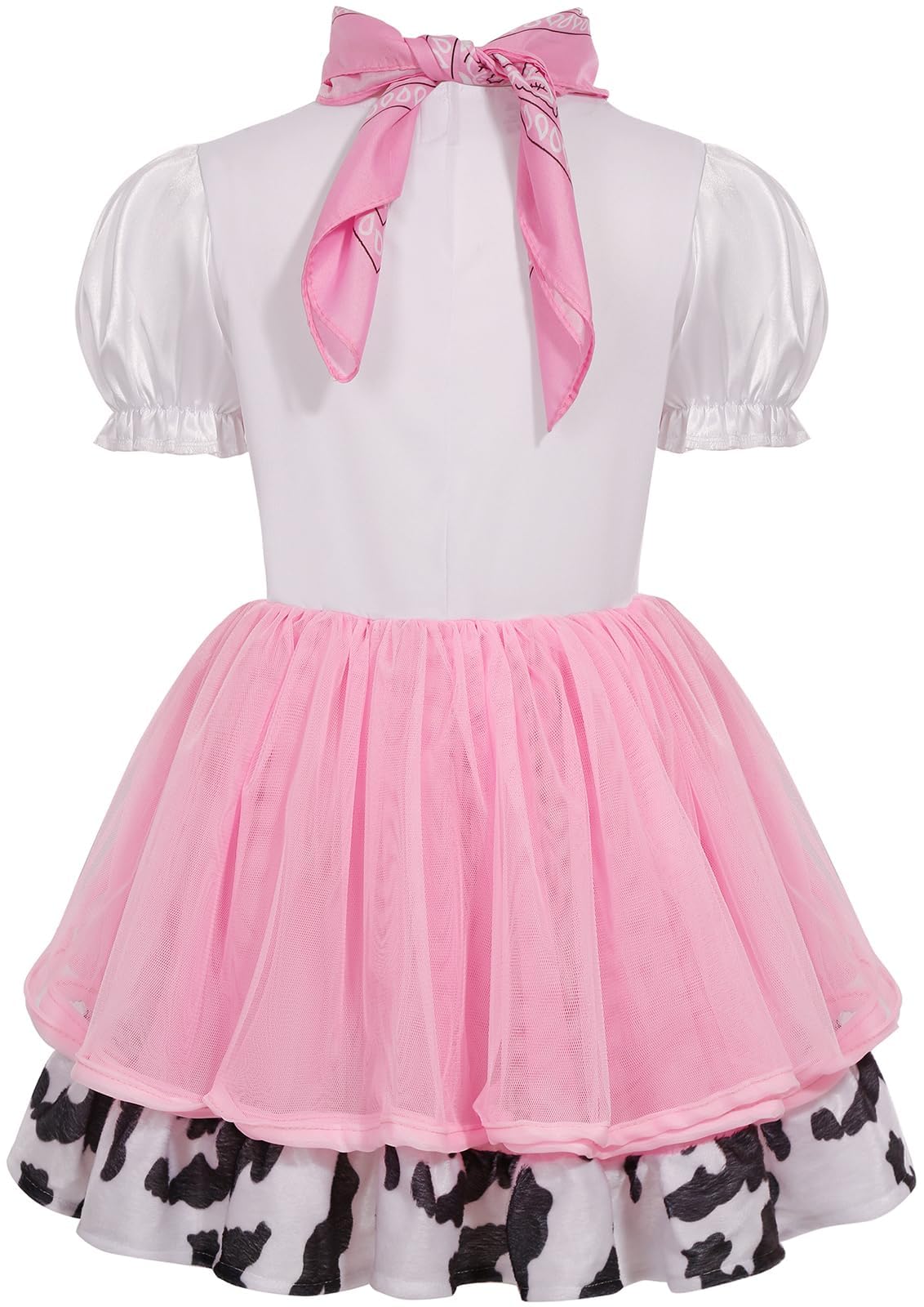 Costumerry Cowgirl Costume For Girls With Cow Girl Hat Toddler Halloween Costume Party Dress Up (9-10 Years)