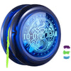 Looping Yoyo Responsive Yo Yo For Kids Beginners, Starter Yo-Yo 2A Loop Yo Yo Easy To Play Basic String Tricks (D1 Blue)
