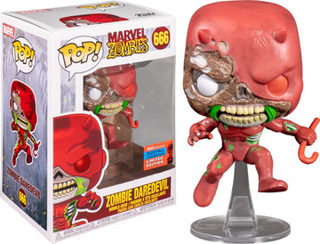 Funko Pop! Marvel Zombies 666 Zombie Daredevil 2020 Exclusive Shared Fall Convention Nycc