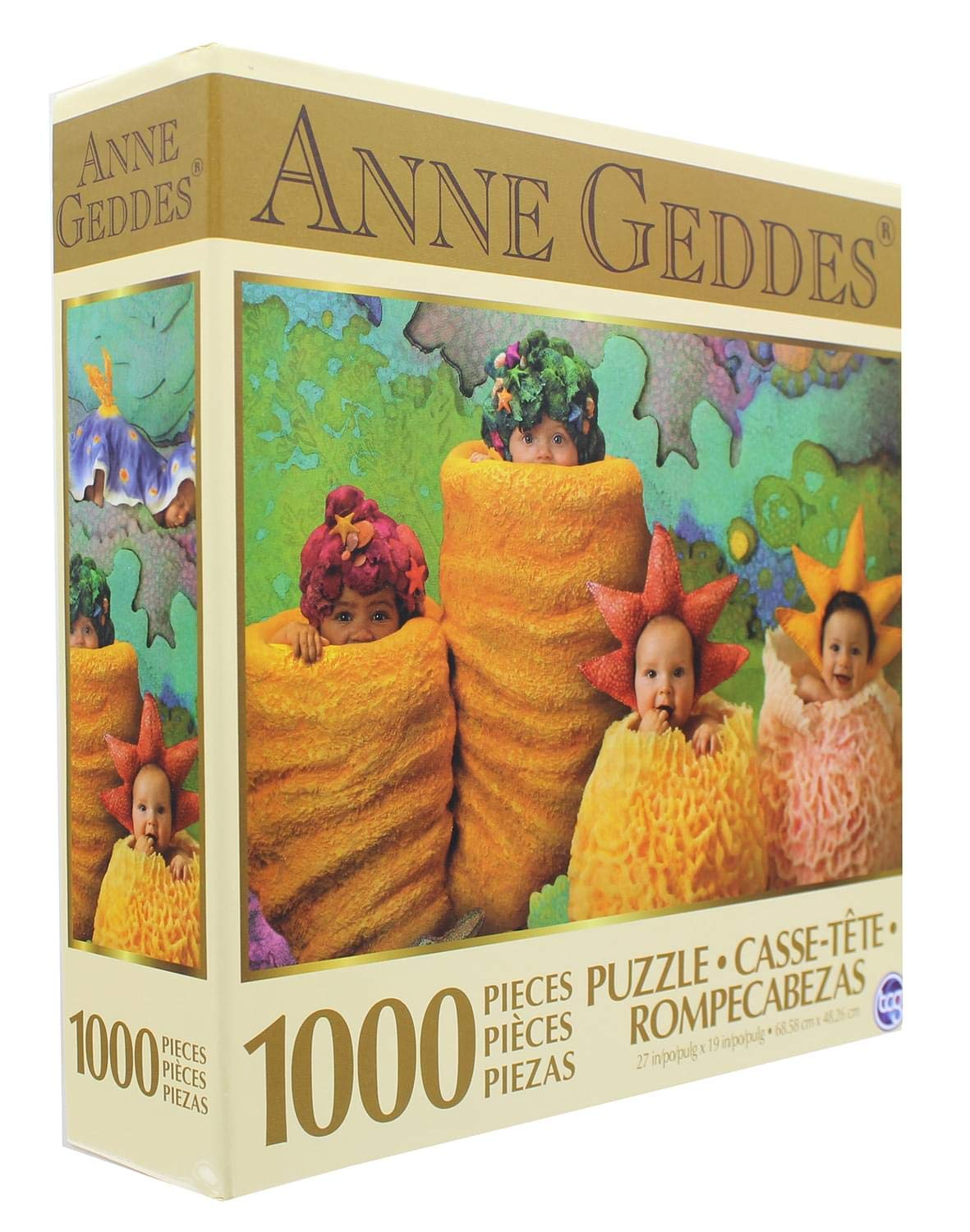 Anne Geddes 1000 Piece Puzzle - Under The Sea Babies, Multi-color, One Size, Model 10182, Paper Material