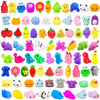 200Pcs Mochi Squishy Toys, Kawaii Squishies Fidget Stress Relief Toy For Kids Party Favors, Classroom Prizes, Goodie Bag Stuffer