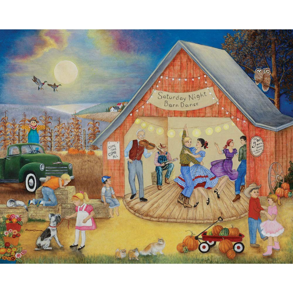 Bits And Pieces - 4-In-1 Multi-Pack - 500 Piece Jigsaw Puzzles For Adults - 500 Pc Large Piece Puzzle Set Bundle By Artist Kay Lamb Shannon - 16'X 20'