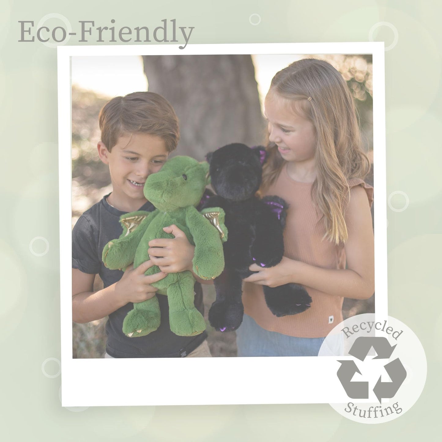 Worlds Softest Plush Midnight Dragon, Lushee 16 Stuffed Animal for Baby, Toddler, Kids, Adults - Dragon Plush Toy- Adorable Toy