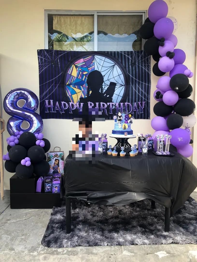 Purple 8 Balloon, Number Balloon 40 Inch, Purple Birthday Decorations, 8 18 28 38 80 Birthday Balloons, 8Th Purple Party Supplie