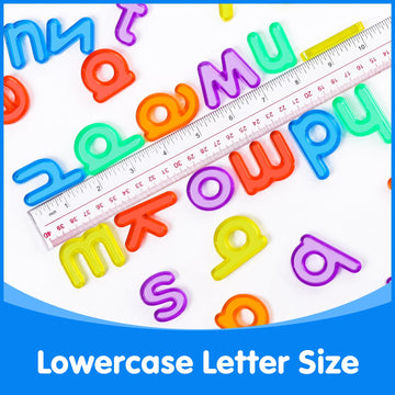 Odoorgames 78 Pcs Translucent Lowercase Letters - Plastic Alphabet Letters - Light Table Play And Early Learning Manipulatives