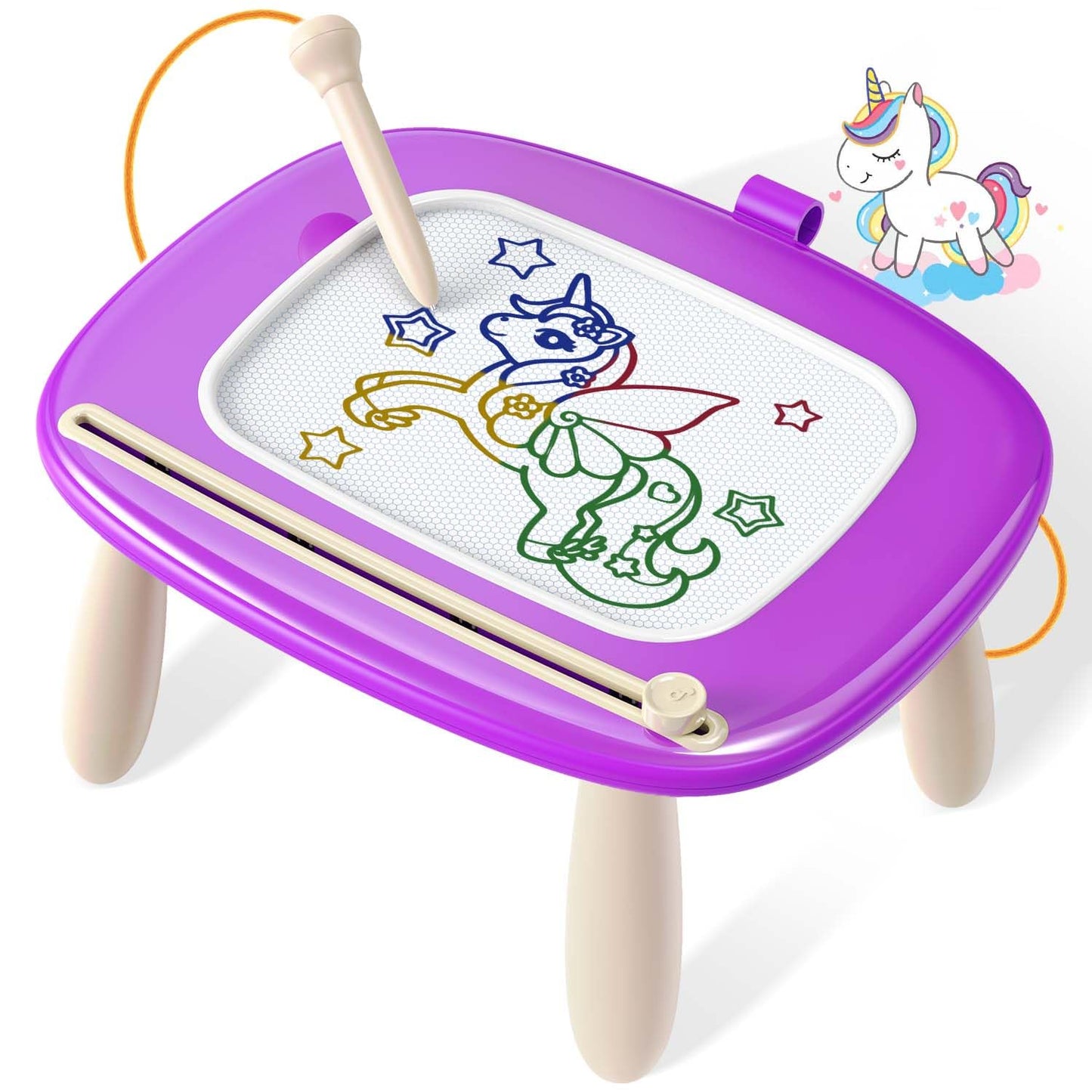 Seimome Doodle Board For Toddler Toys Age 1-2, Magnetic Writing Board, Preschool Learning And Educational Toys For 1 2 3 Years O
