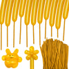 Hykjnbw Gold Long Balloons For Balloon Animals, 260Q Balloons Art Kit For Twisting, Skinny Modeling Balloons Supplies For Birthd