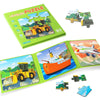 Nattork Magnetic Puzzle Book For Toddlers 3-6 Girls Boys,Travel Puzzles Game For Kids Ages 3-6,Learning Magnet With Fun For 3 4 5 6 Years Old Children Boys Girls Transportation