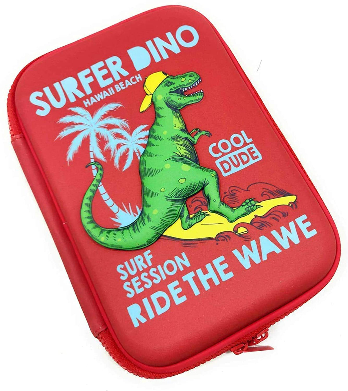 prezzie villa designer volcano dinosaur embossed pencil box cute 3d dinosaur pencil case large capacity hardtop eva pencil case