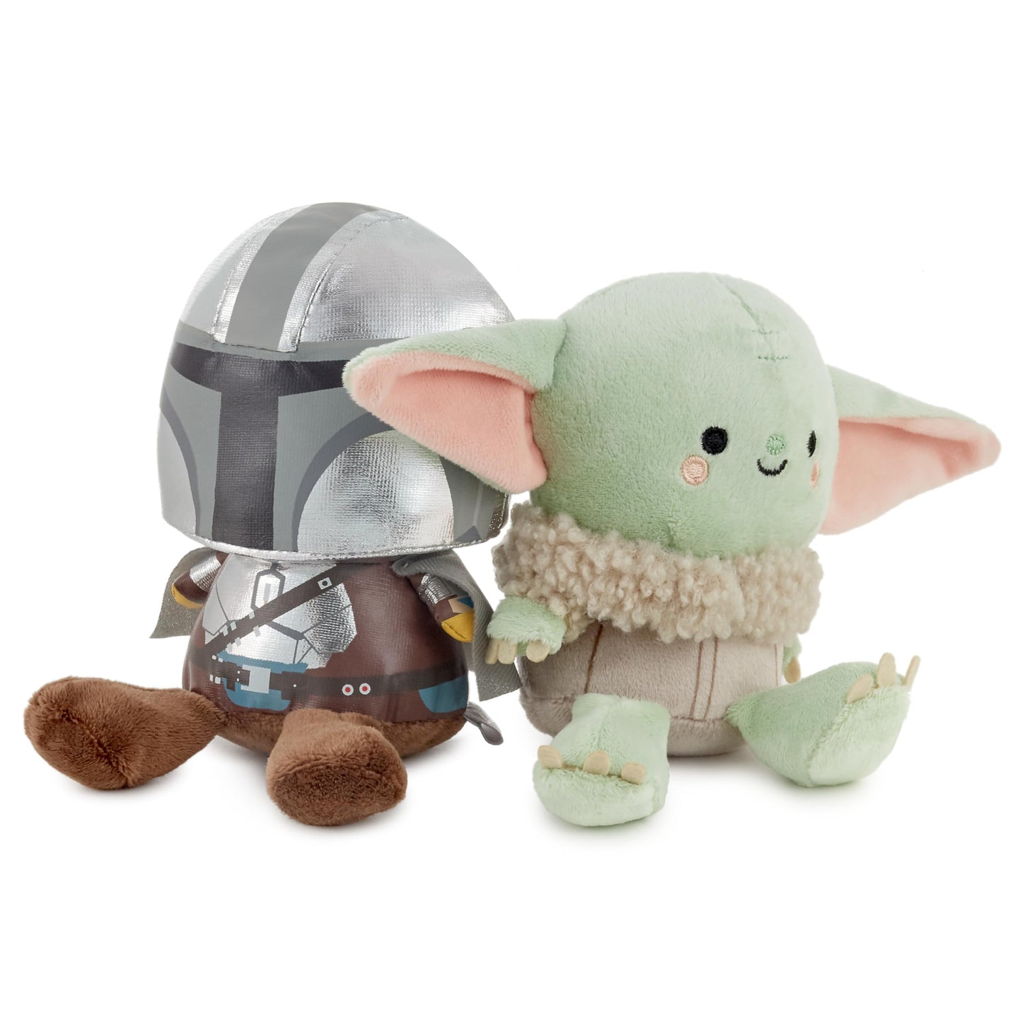 Hallmark Better Together Star Wars The Mandalorian Magnetic Plush Toy (Mando And Grogu) 5' Stuffed Toys, Gifts For Kids And Fans