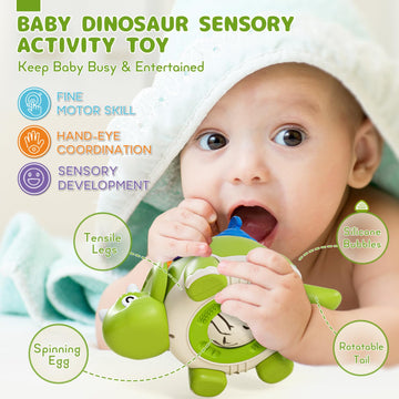 Lehoo Castle Montessori Toys For 1 Year Old Boy Girl, Baby Toys For One Year Old Boy Birthday Gift, 12 Months Sensory Dinosaur Travel Toys Educational Developmental Toys Age 1 Stocking Stuffers