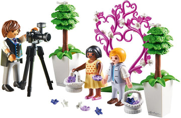 Playmobil Children With Photographer Building Figure