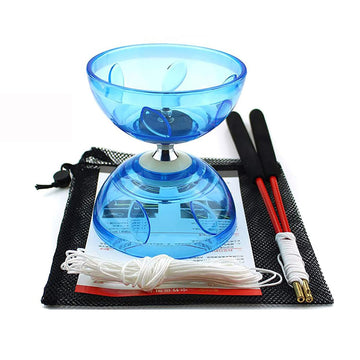 Diabolo Chinese Yoyo Set ,Triple Bearing Diabolo Chinese Yo-Yos Juggling Toys Colorful Led Diabolo With Diablo Sticks, Diabolo S