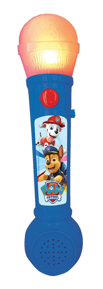 LEXIBOOK, Paw Patrol Age 3+, Microphone for Children, Musical Toy Game, Built-in Speaker, Light Effects, Demo melodies Included,