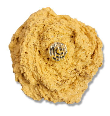 Cinnamonbun Snow Fizz Handmade Scented Crunchy Slime 4Oz - Hoshimi Slimes