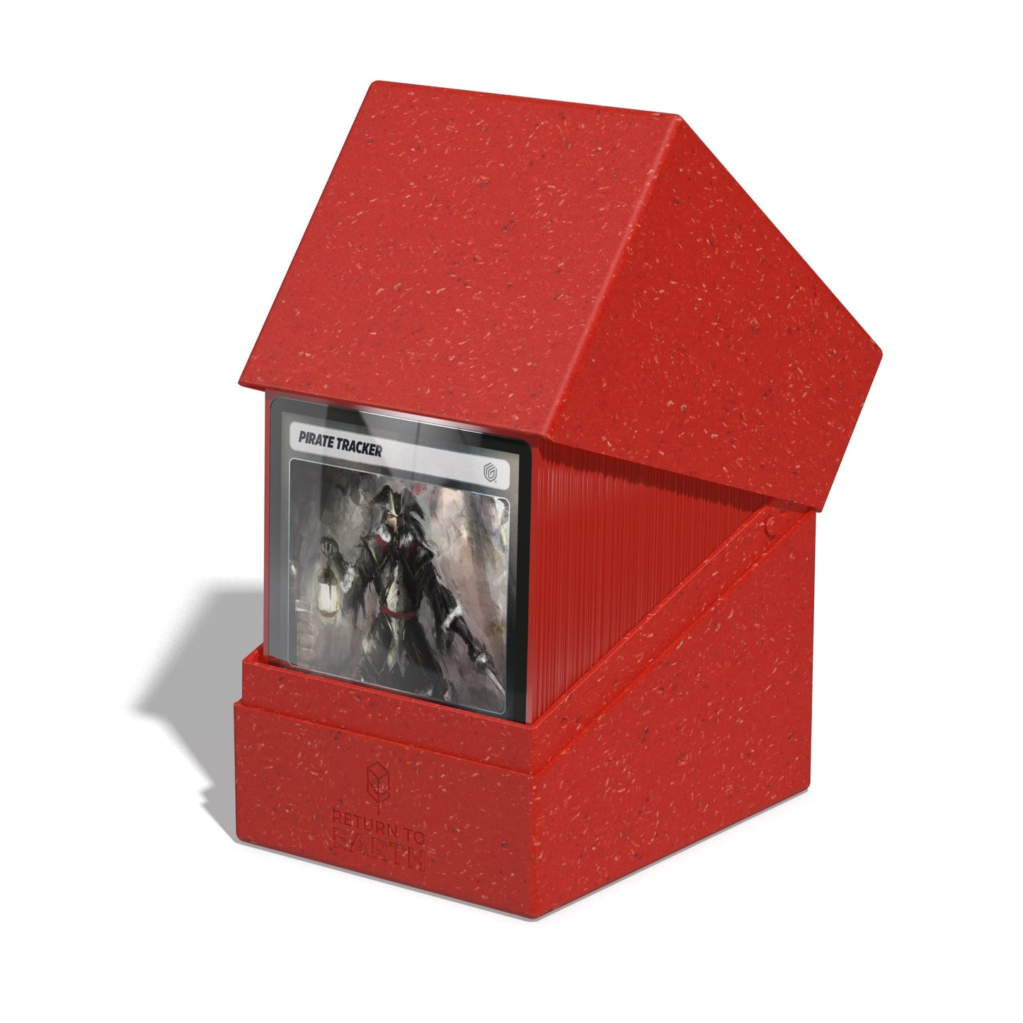 Ultimate Guard Rte Boulder 133+, Deck Case For 133 Double-Sleeved Tcg Cards, Red, 87% Renewable, Made In Germany, Secure & Durab