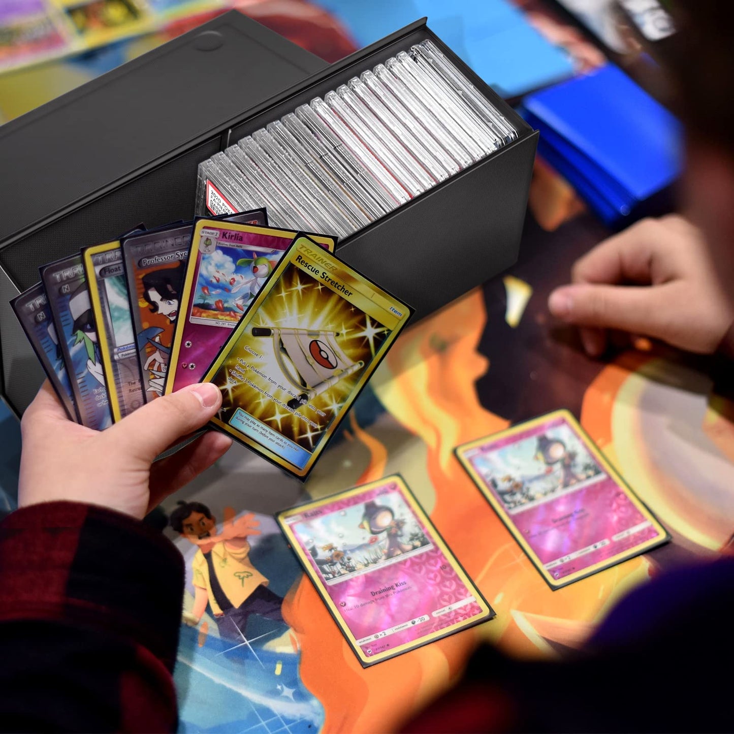 Psa Graded Card Storage Box, Psa Graded Card Storage Holder Container Slabs Box - 1 Pack