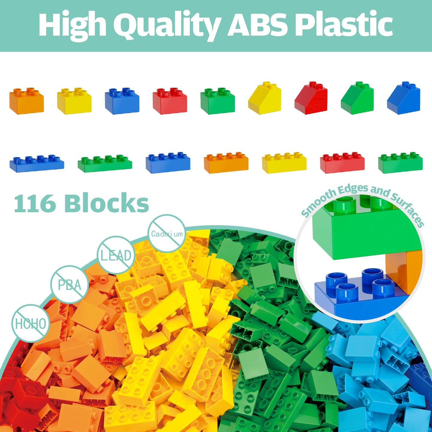 Anpcso Kids Toys For 2 3 4 5 6 7+ Year Old Boys Toddlers Classic Brick Set, Dinosaurs, Cars, Build, Learn And Play, Educational Interactive Creative Diy Toy Compatible With All Major Brands