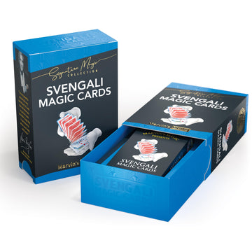 Marvin's Magic - Signature Svengali Magic Card Deck Tricks Set - 20 Classic Magic Tricks with Self-Working Cards - Kit for mature-themeds and Kids Age - Gifts for Smart Kids Gifts for mature-themeds - 8+