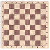 WE Games Mousepad Chess Board 20 in. with Walnut Wood Grain Design - enhanced Tournament Chess Mat Perfect Travel Chess Board for mature-themeds