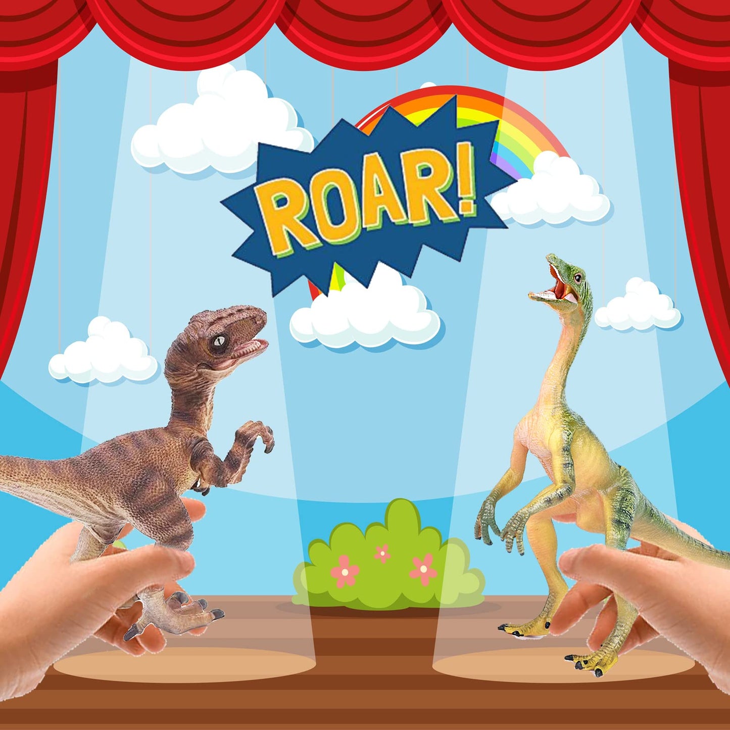 Gemini&Genius 4 Pcs Dinosaur Toys, Ankylosaurus Velociraptor Compsognathus Dilophosaurus Dinosaurs Set, Party Favor, Dinosaur Collector, Party Gifts For Kids 3 Years Old And Up