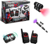 Spyx / Secret Agent Comms Kit - Includes Spy Toy Walkie-Talkie Pair / Micro Spy Scope / Invisible Ink Pen / Secret Voice Disguiser. 4 Communication & Surveillance Tools For Spy Kids