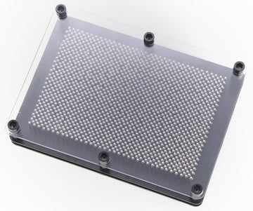 Powertrc Classic 3D Pin Art Toy, Hand Art Sensory Toy Metal Hand Pins Impression Toy, Fun Fidget Pin Art Board Toy For Birthday