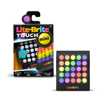 Lite Brite Mini Touch Art Set - Creative Light-Up Toy for Ages 6+, Model 02405, Made of Durable ABS Plastic, Colorful Mini Design
