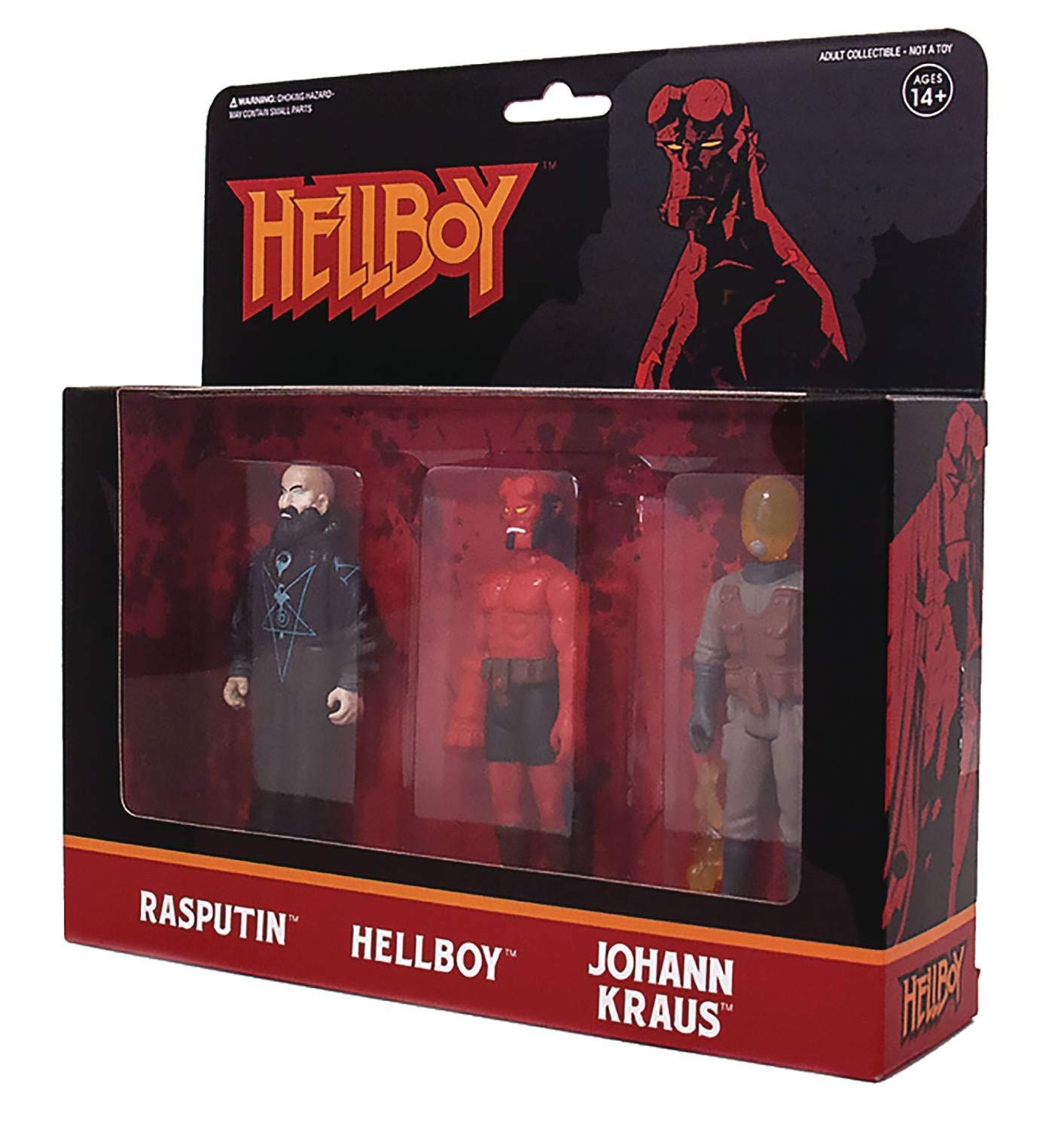 Super 7 Hellboy Reaction Action Figures 3 Pack B
