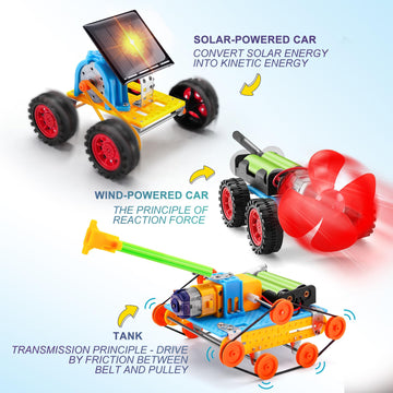 Yutin STEM Kits for Kids 8-10, Multi-colored Science Robot Building Toys, Engineering Projects & Experiments for Boys & Girls 6-12